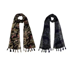 StoleVilla Floral Chiffon Stoles-picture-12