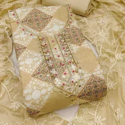 DIVASTRI Printed Unstitched Dress Material-image-85