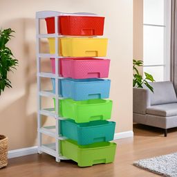 Aura Red Set of 1 Regular Drawer Organiser Organisers-29