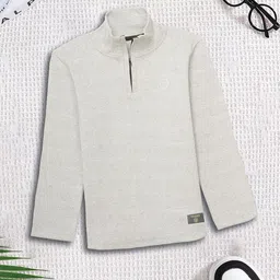 BAESD Boys Mock Collar Pullover Sweatshirt-picture-0