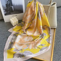 CrossKulture Women Printed Satin Scarf-42