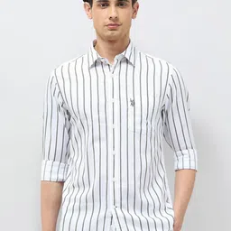 U.S. Polo Assn. Men Tailored Fit Striped Casual Shirt-picture-38