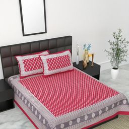 E Elma Unisex Maroon Bedsheets-image-96