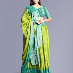 SANJANA SILK Women Ethnic Motifs Zari Brasso Saree-image-21