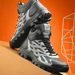 OFF LIMITS Mid-Top Round Toe Sneakers-17