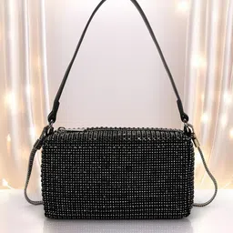 Mochi Women Embellished Baguette Shoulder Bag-picture-46