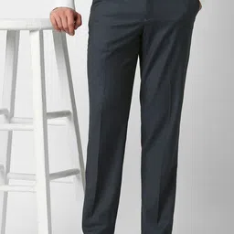 Van Heusen Men Regular Fit Mid-Rise Formal Trousers-image-82