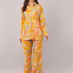 Fihana Printed Shirt & Trousers Co-Ord Set-image-64