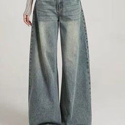StyleCast x Revolte Women Relaxed Fit Mid-Rise Light Fade Jeans-picture-15