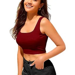 Rzlecort Women Other Solid Regular Tops-picture-41
