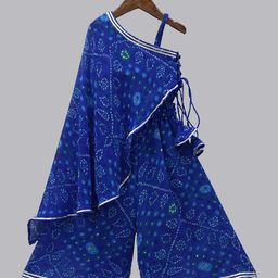 BAESD Girls Bandhani Printed Regular Top with Palazzos-picture-17