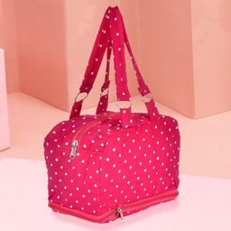 Kuber Industries Shopper Shoulder Bag with Bow Detail-10