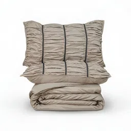 Zarf Grey Microfiber 300 TC Double King Bedsheet Set -2.74 m x 2.74 m-2