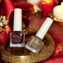 Indie Nail Set Of 2 Long Lasting Glossy 12 Toxin Free Nail Polish - 5 ml Each-9