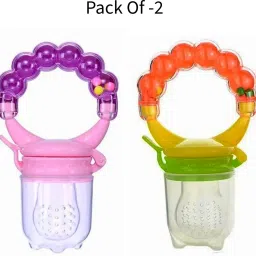 Baby Ring Style Food Feeder Nibbler Pacifier Silicone Supplies Nipple Soother-19