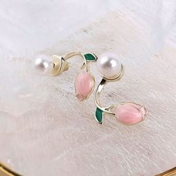 PolluxCraft Floral Studs Earrings-image-49
