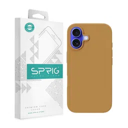 SPRIG Solid Printed iPhone 16 Back Case Mobile Accessories-12