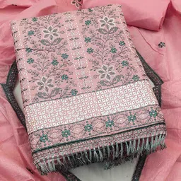 KALINI Embroidered Unstitched Dress Material-image-21