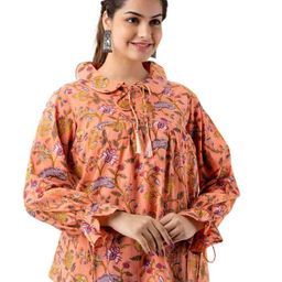 DMP EXPORT Women Flared Sleeves Kurta-image-48