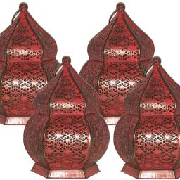 Red Iron Hanging Lantern-image-32