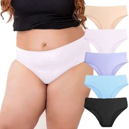 Diving Deep Women Pack of 5 Cotton Hipster Briefs-picture-27