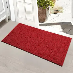 Kuber Industries Red Water Absorbing Floor Mat-17
