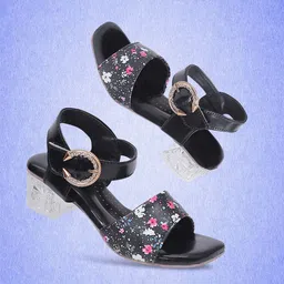GNX Girls Printed Block Sandals-46