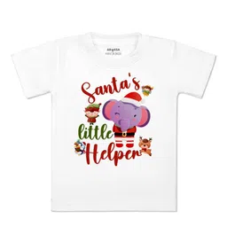 Arvesa Kids Typography Printed Applique T-shirt-picture-26