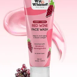 Wit and Whimsy Red Wine Face Wash-100ml-16