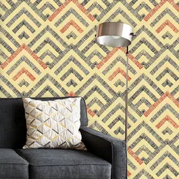 ArtzFolio Printed UV-Resistant Anti-Bacterial Abstract Ornament Pattern Peel & Stick Wallpaper-image-90