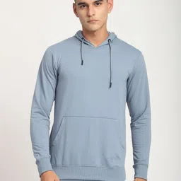 Stitch Hub Men Solid Hooded Sweatshirt-image-64