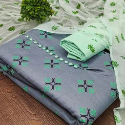 LeeliPeeri Designer Printed Unstitched Dress Material-image-78
