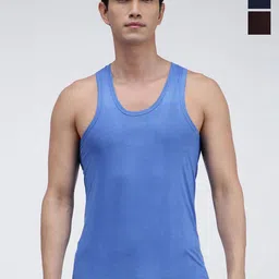 AMUL COMFY Pack Of 3 Pure Cotton Undershirt Vests AC-CVESTRN-AF-CB-SB-S-3PC-image-8