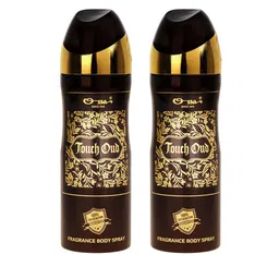 Ossa Touch Oud Set Of 2 Long Lasting Odour Control Body Spray Deodorant - 200 ml Each-40