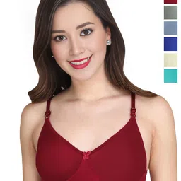 Liigne Pack Of 6 Full Coverage Non Padded Everyday Bra-picture-54
