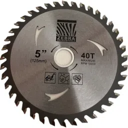 Z-WO2 Wood Cutting Blade 5'' X 40T TCT Circular Blade ( 125 X 20MM,40 TEETH) 5 Inch Wood Cutting Blade Wood Cutter-image-26