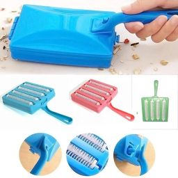 Plastic Handheld Carpet 4 Roller Cleaning Brush Golf Club Cleaner Brush-image-35