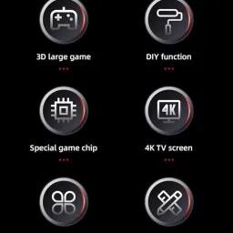 SSR Wireless Controllers, HDMI Output, Linux-Based Plug & Play TV Gaming Stick 64 GB with 35,000+ classic 2D and 3D Retro Game image 5