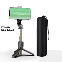 BUFONA Smart Selfie Phone Holder Camera Flash Brackets Phone Selfie Stand Holder+Bag Tripod, Tripod Kit, Monopod-image-76