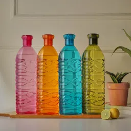 ostro Wide Lid 2 Litre Pet Water Bottle,2000ml Each (Set Of 2) 2000 ml Bottle image 3