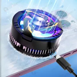 itup GT28 Mobile Cooler with Semiconductor Technology|Gaming Phone Cooler for Cooling 2 Fan Ergonomic Cooling Pad with Adjustable Height image 4