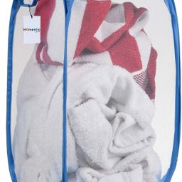 35 L Blue Laundry Basket-36