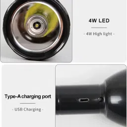 24 energy 2 IN 1 Flashlight with Tail Light Torch image 4