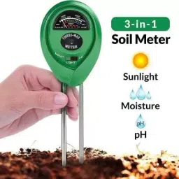 3-in-1 Solar Soil Moisture, Light and PH/Acidity Meter Plant Tester Soil Thermometer Gardener Or Planter Both Indoor and Outdoors (No Battery Required) All-in-One Analog Moisture Measurer-77