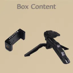 subton Photography Mobile Holder Tripod Camera Stand with Horizontal & Vertical Rotation | for Vlogging, Video Shooting, YouTube etc Compatible with All Mobile Phones, Action GoPro DSLR Cameras Tripod, Tripod Clamp, Tripod Bracket, Tripod Ball Head Tripod, Tripod Clamp, Tripod Bracket, Tripod Ball Head image 4