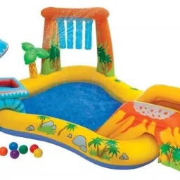 Play Center Inflatable Swimming Pool (with Free Air Pump) Inflatable Swimming Pool-image-9