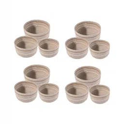 Aura Khaki Set of 6 Regular Drawer Organiser Organisers image 4