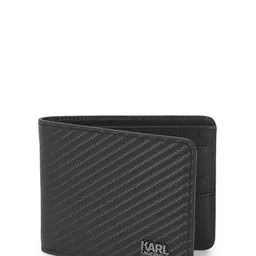 Karl Lagerfeld Men Leather Two Fold Wallet-15
