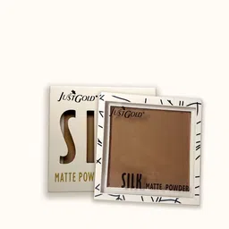 JUSTGOLD Silk Matte Long Lasting Full Coverage Powder Foundation 15 g - Shade 10-21