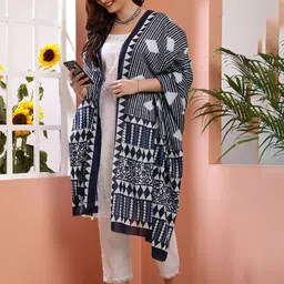 Bunkraft Geometric Block Printed Dupatta image 5